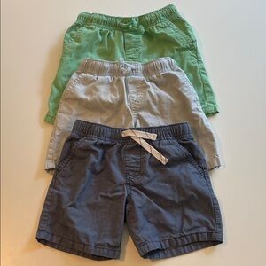 Cat & Jack Kids Shorts Trio - Green, Light Gray, Dark Blue